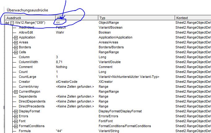 Written Property Value