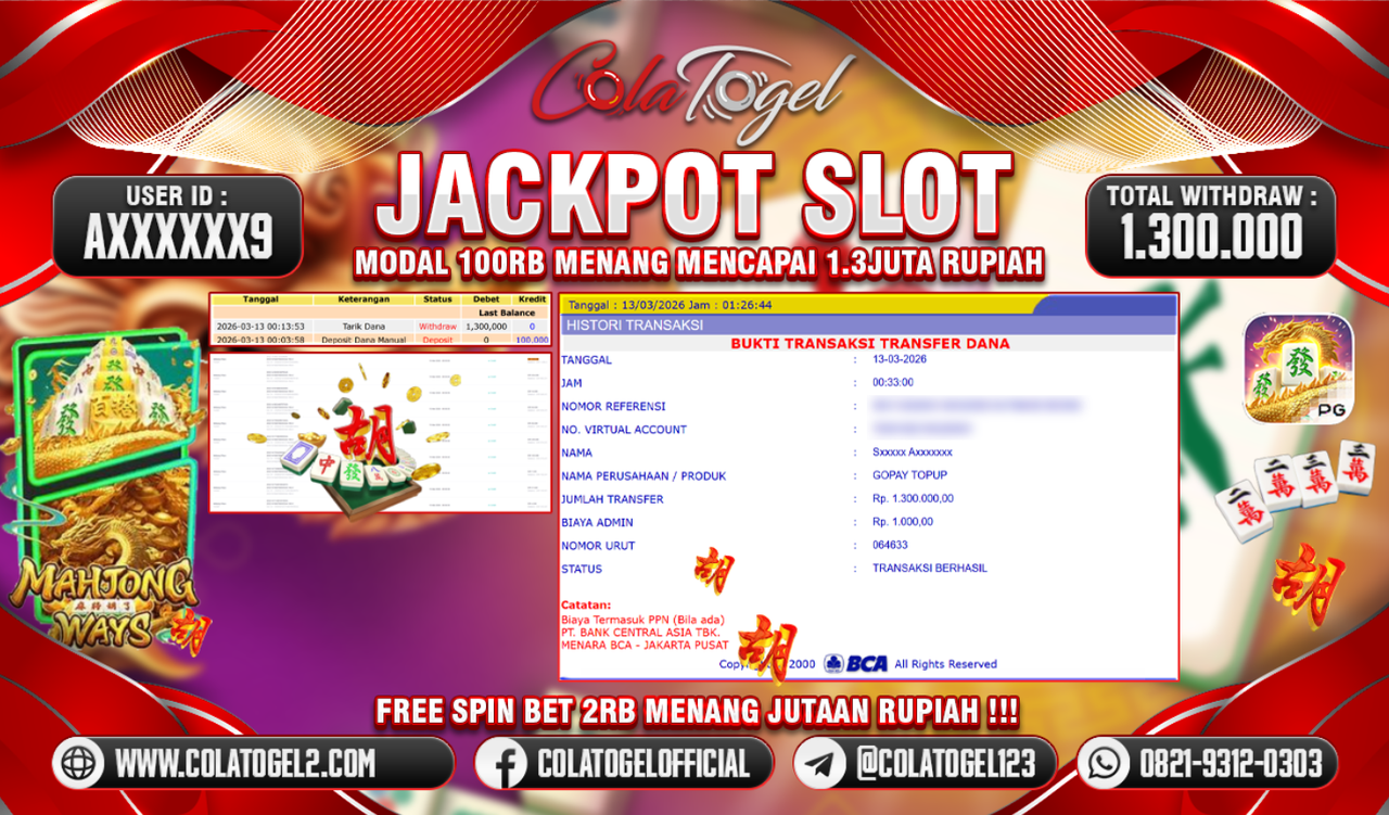 JACKPOT SLOT GACORR!!