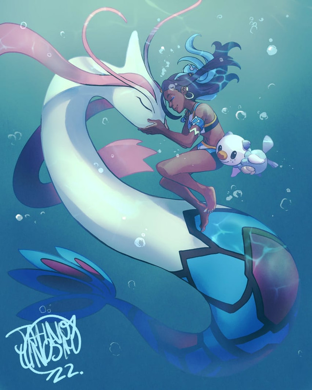 nessa-oshawott-and-milotic-pokemon-and-2