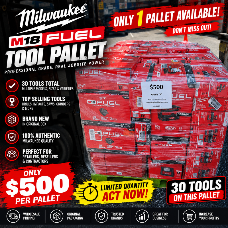 Milwaukee M18 FUEL Tool Pallet - $500