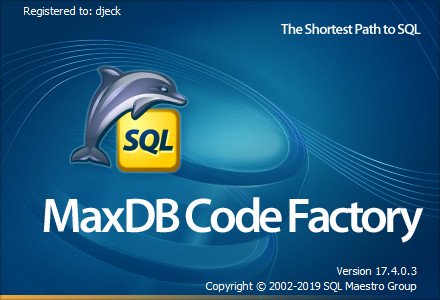 SQLMaestro MaxDB Code Factory 17.4.0.3 Multilingual SQLMaestro MaxDB Code Factory 17.4.0.3 Multilingual