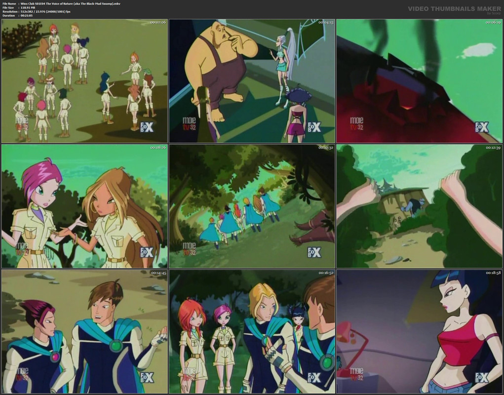 Winx Club S01E04 The Voice of Nature (aka The Black-Mud Swamp).mkv