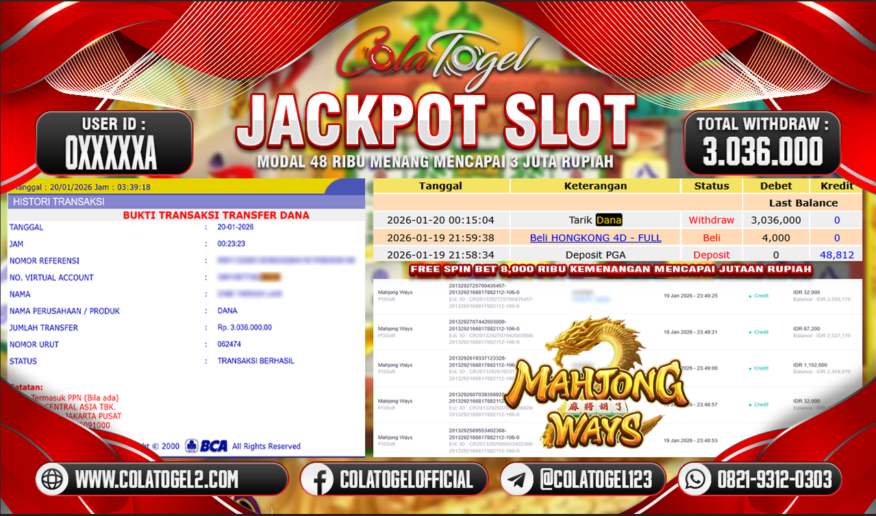 JACKPOT SLOT GACOR!!