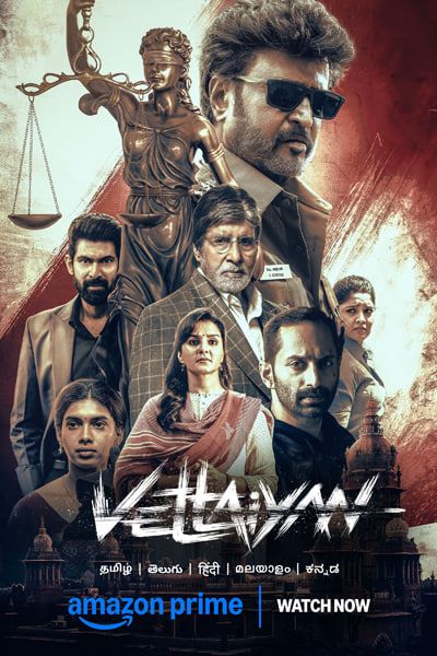 Vettaiyan (2024) Dual Audio {Hindi-Tamil} Movie WEB-DL ESub – 480p [550MB] || 720p [1.4GB] || 1080p [3.4GB]