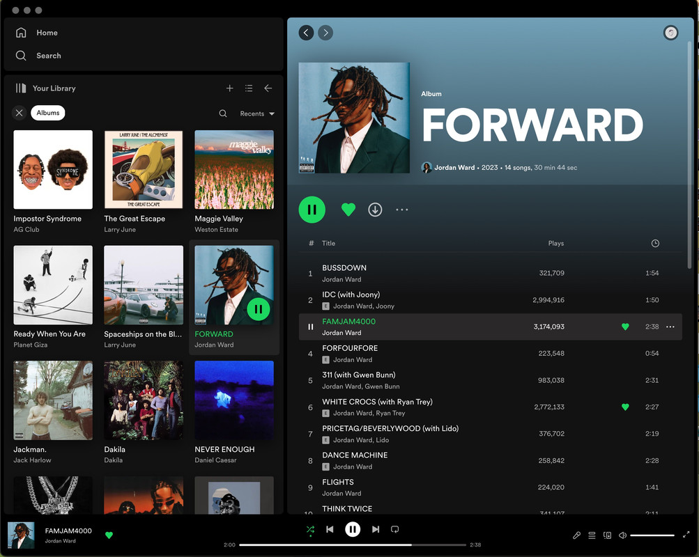 This new UI is terrible. Why am I not allowed to browse albums ...