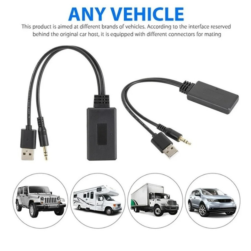USB and AUX Bluetooth Adapter