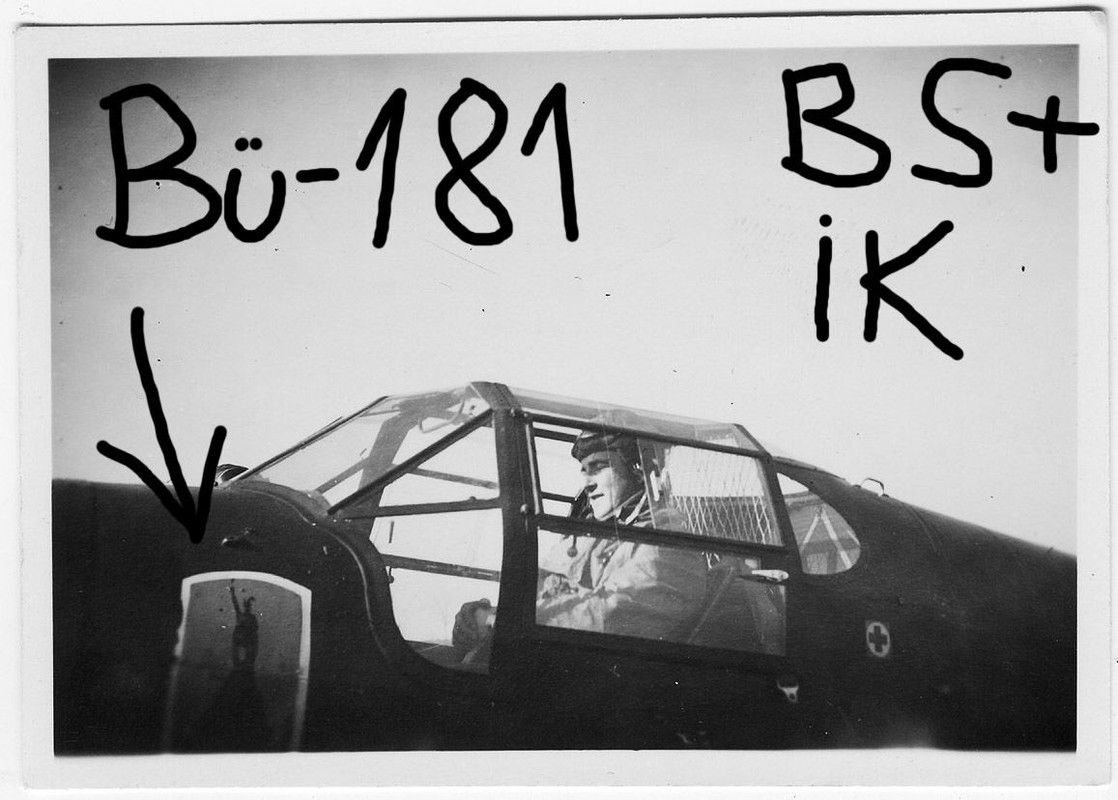 Orig. Foto, Luftwaffe Flugzeug, Bücker Bü-181, B