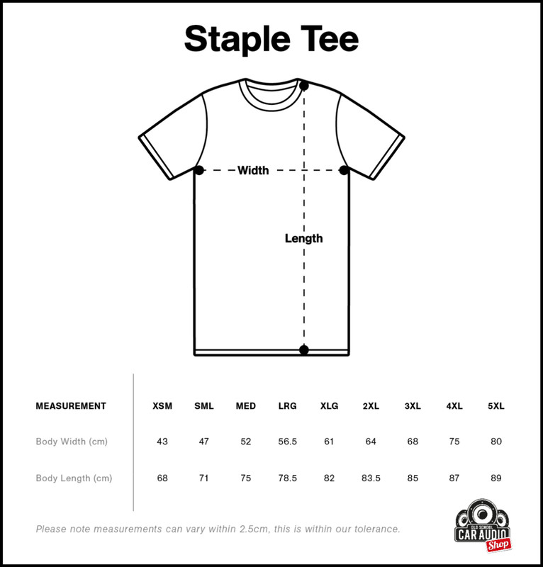 Official Tee SIZE GUIDE