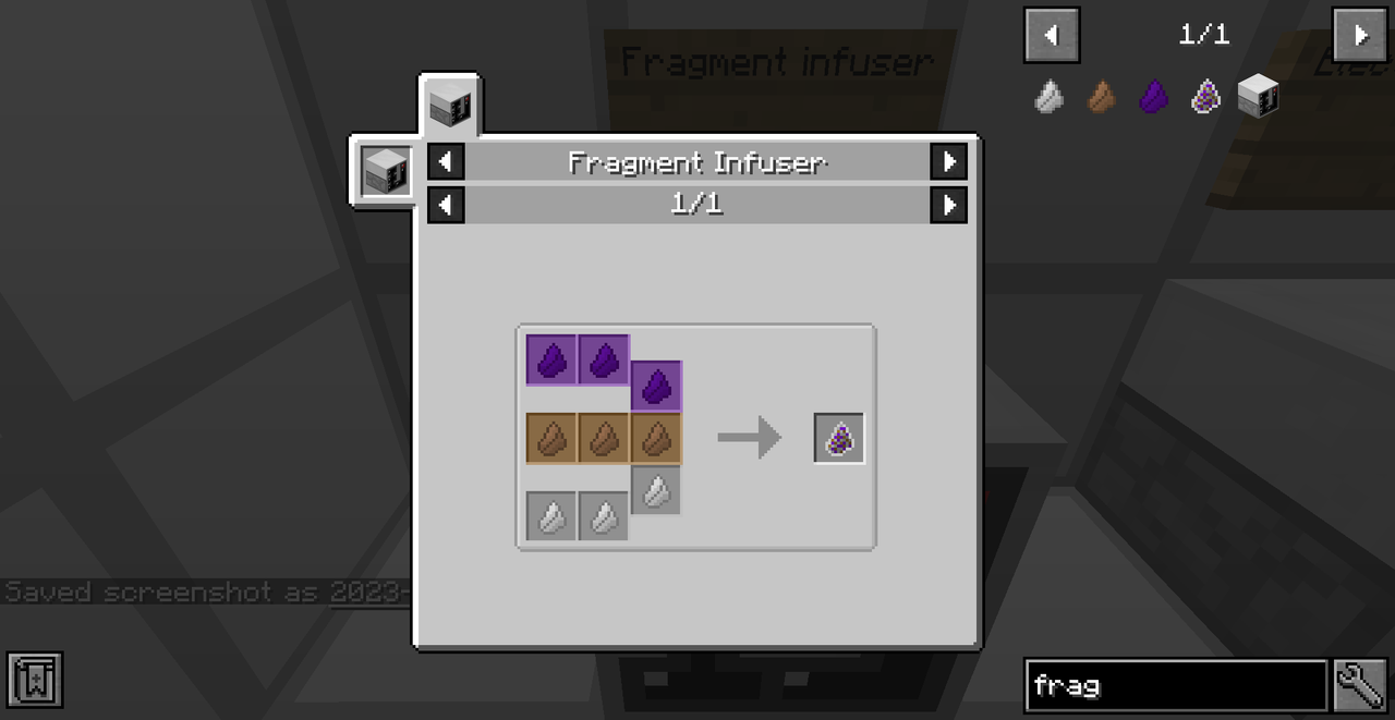 fragment infuser recipe