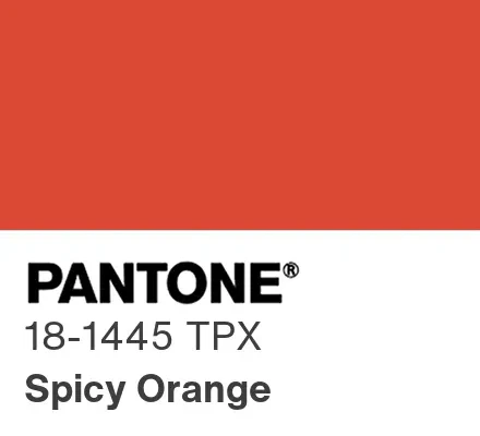 1445 pantone color chip 18