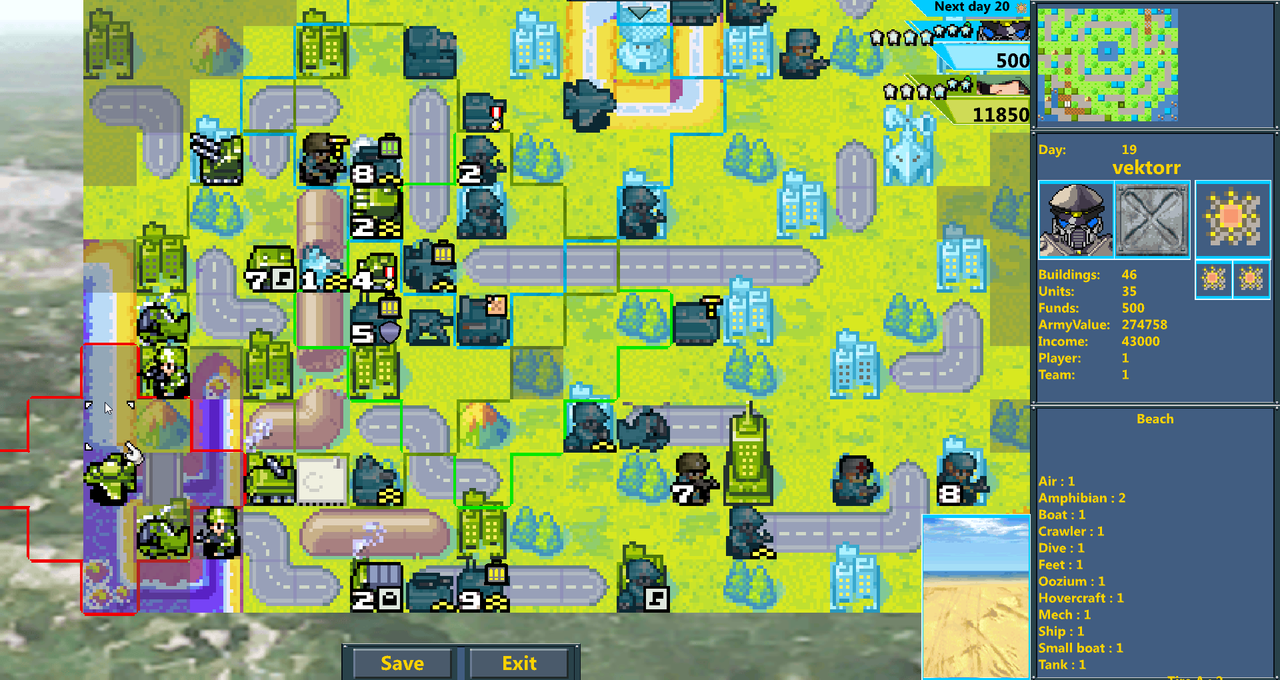 Commander Wars Screenshot (6)