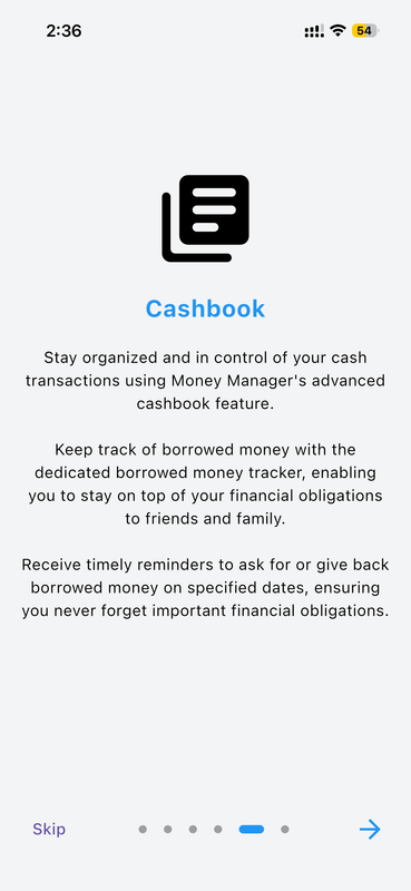 Advanced Cashbook Management