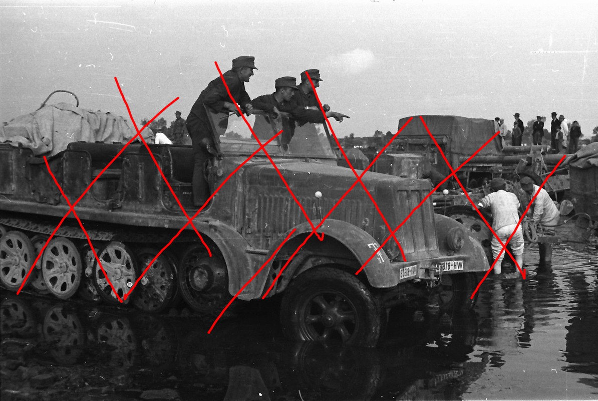 Polen Sdkfz Kanone Geschütz Vormarsch