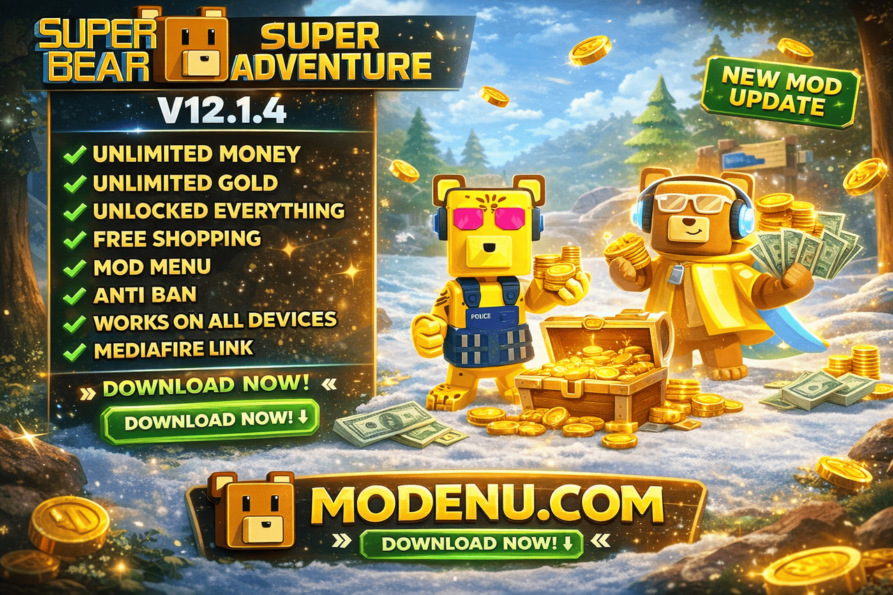 Super Bear Adventure MOD