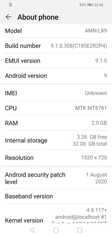 Amn-lx9 imei null how to repair? - GSM-Forum