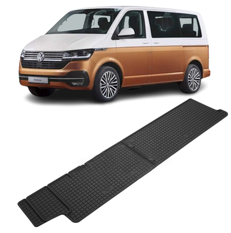 Set 2 covorase Volkswagen T6. 1 Transporter/Caravelle 2019- Randul 32015, din cauciuc 100%, compatibile cu autoturismul Volkswagen T6.