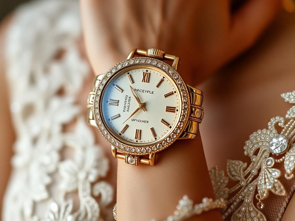 Luxury Watch with Chain for Special Occasions