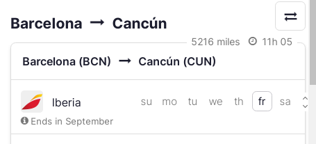 Vuelos a MÉXICO: BCN>CUN - Vuelos a MÉXICO. Compañías, Aeropuertos