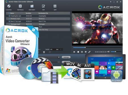 Acrok Video Converter Ultimate 6.8.104.1486