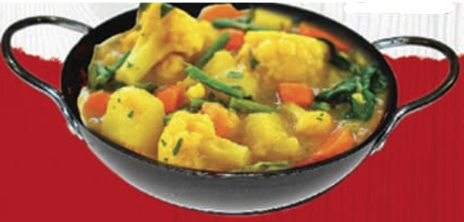 Verdura mista con curry