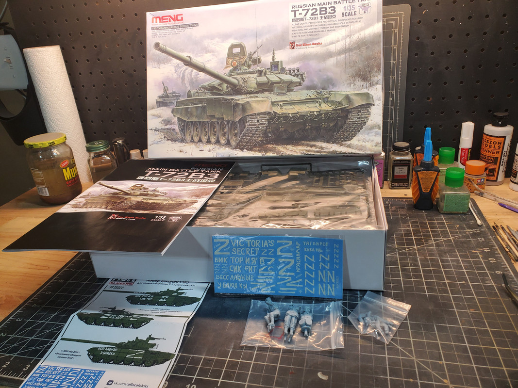 Meng Russian T-72 in Ukraine WIP 4/19 - Armor - Finescale