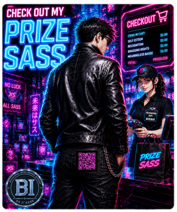 Check Out My Prize Sass