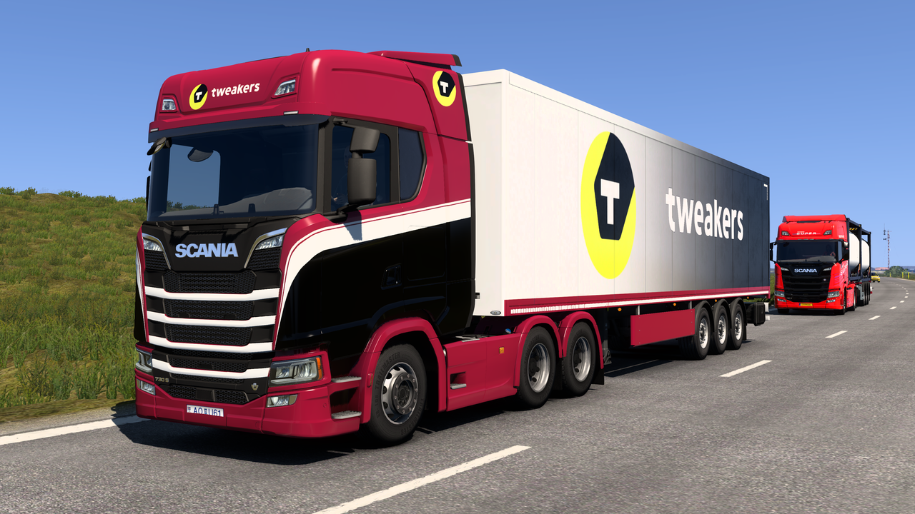 Tweakers Scania 730S in Traffic