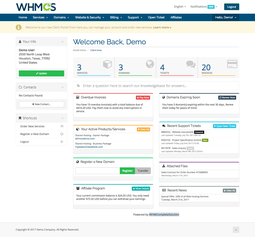 premium WHMCS addons