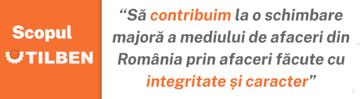 scopul UTILBEN
