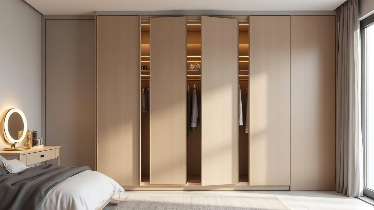 Innovative wardrobe designs combining aesthetics with practical functional storage