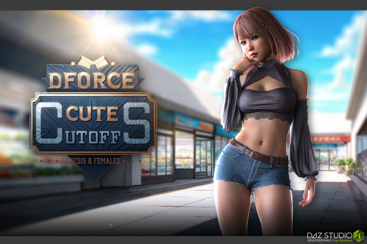 dForce Cute Cutoffs G8F