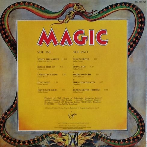 Gillan - Magic (1982) [Vinyl Rip 24/192+1/5.64] Lossless+DSD+MP3
