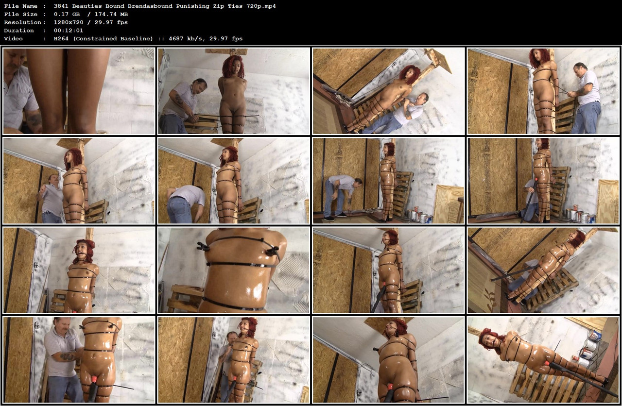 3841 Beauties Bound Brendasbound Punishing Zip Ties 720p mp4