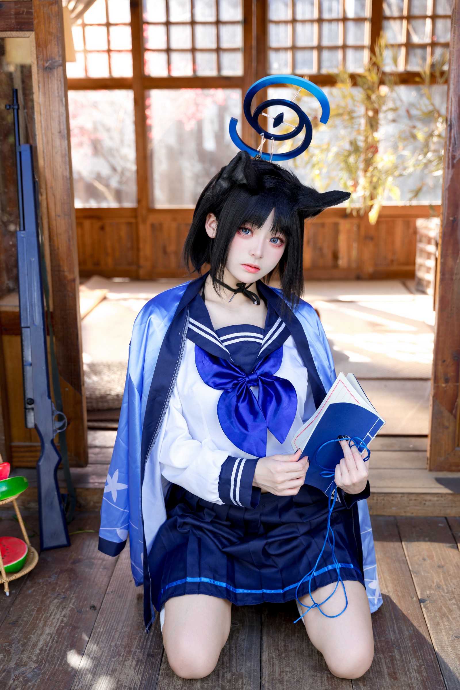 九柒喵 – 桐生桔梗 Cos 高清大合集（88P-470MB）和风旗袍写真插图7