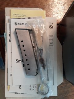 FS---S&W 745 IPSC 10TH Anniversary Mag-and-papers