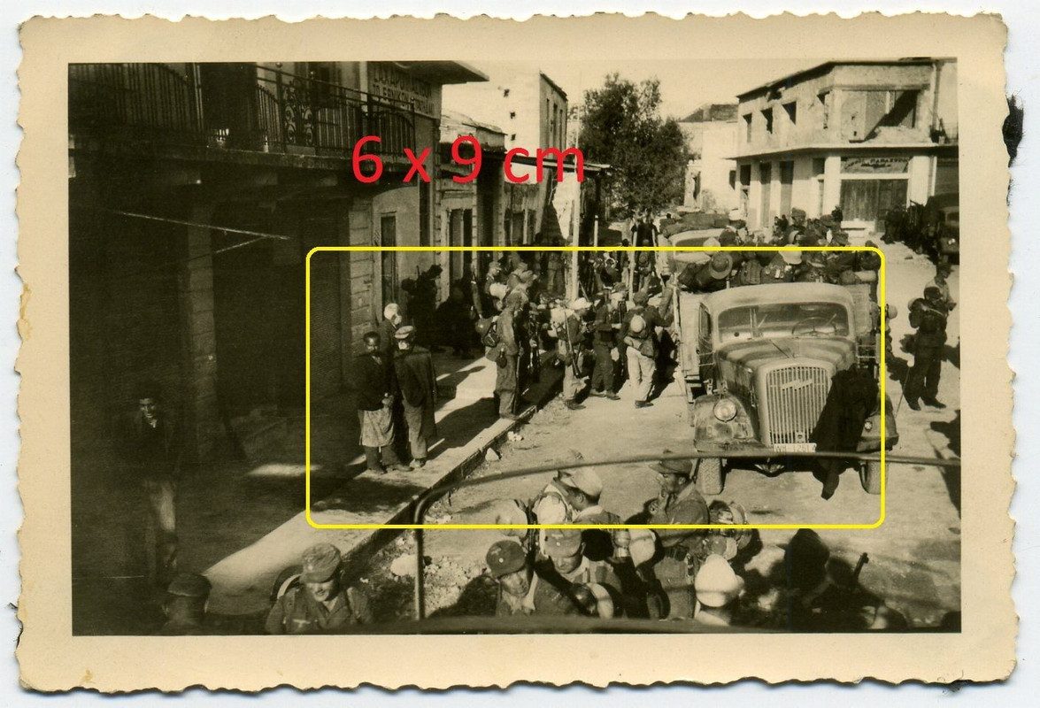 Foto Italien deut. Truppen vorm Einsatz Ausrüstu