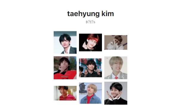 Stiker bergerak WA Taehyung Kim