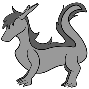 a four-legged Eastern dragon