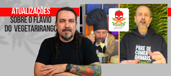 Notícias sobre o estado de saúde do Flavio Giusti, do VegetariRango