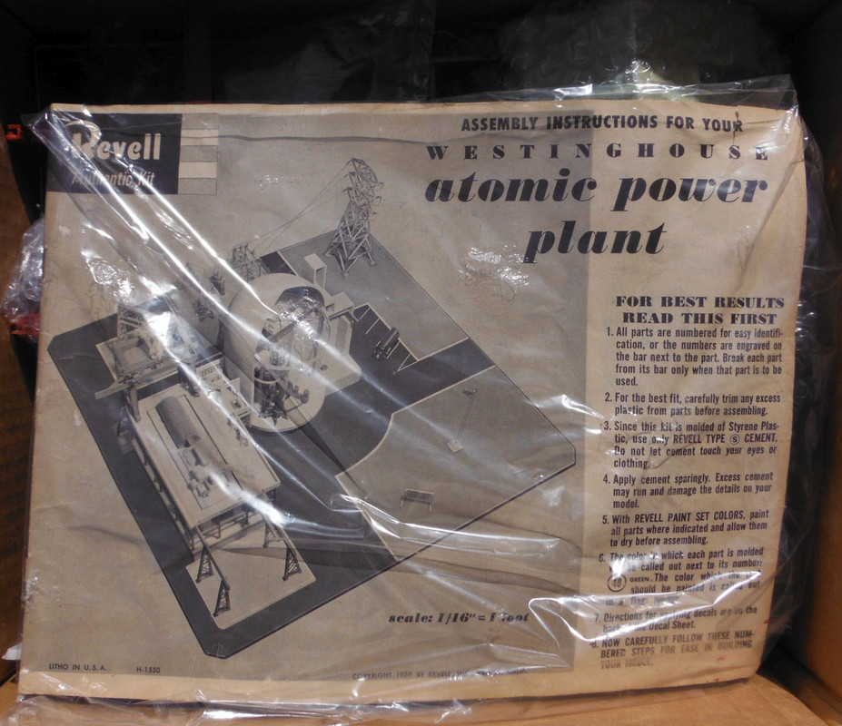 Revell 192 Westinghouse Atomic Power Plant Built (H-1550)