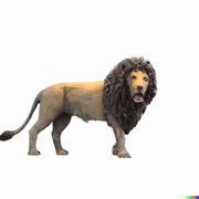 DALL-E-Unrealistic-lion-White-background(2)