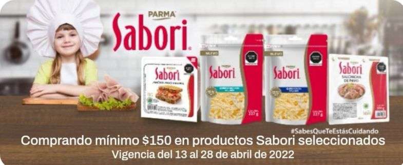 Chedraui: Envío gratis de tu súper en la compra mínima de $150 en productos Sabori seleccionados 
