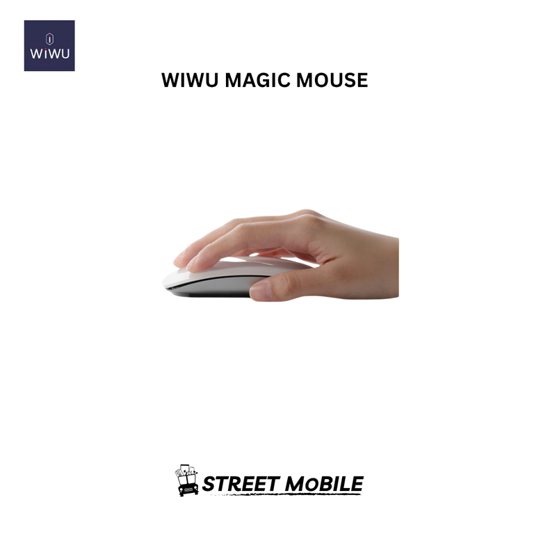 WIWU WM103 MAGIC MOUSE WHITE thumbnail 2