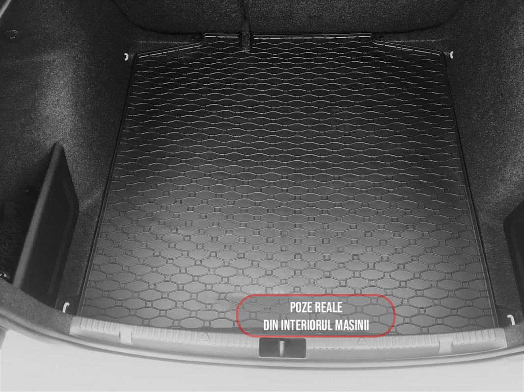 Tavita auto SEAT Toledo 2013-2019, protectie portbagaj, Cri-Flo, din cauciuc 100%, compatibil cu autoturismul SEAT Toledo