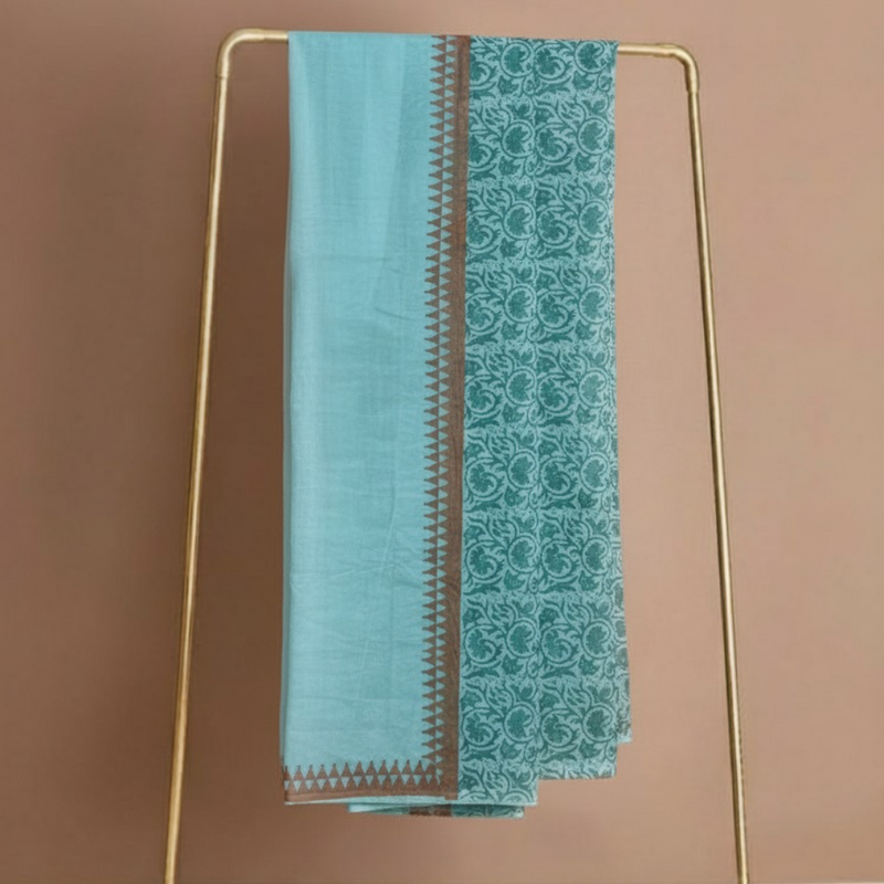 Handcrafted Chanderi Silk Saree | Luxurious, Lightweight & Traditionally Woven Design -1