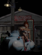 Bike-pin-up