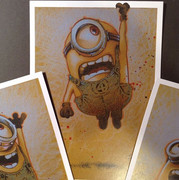 Minions prints by portrait artist Alan Fore