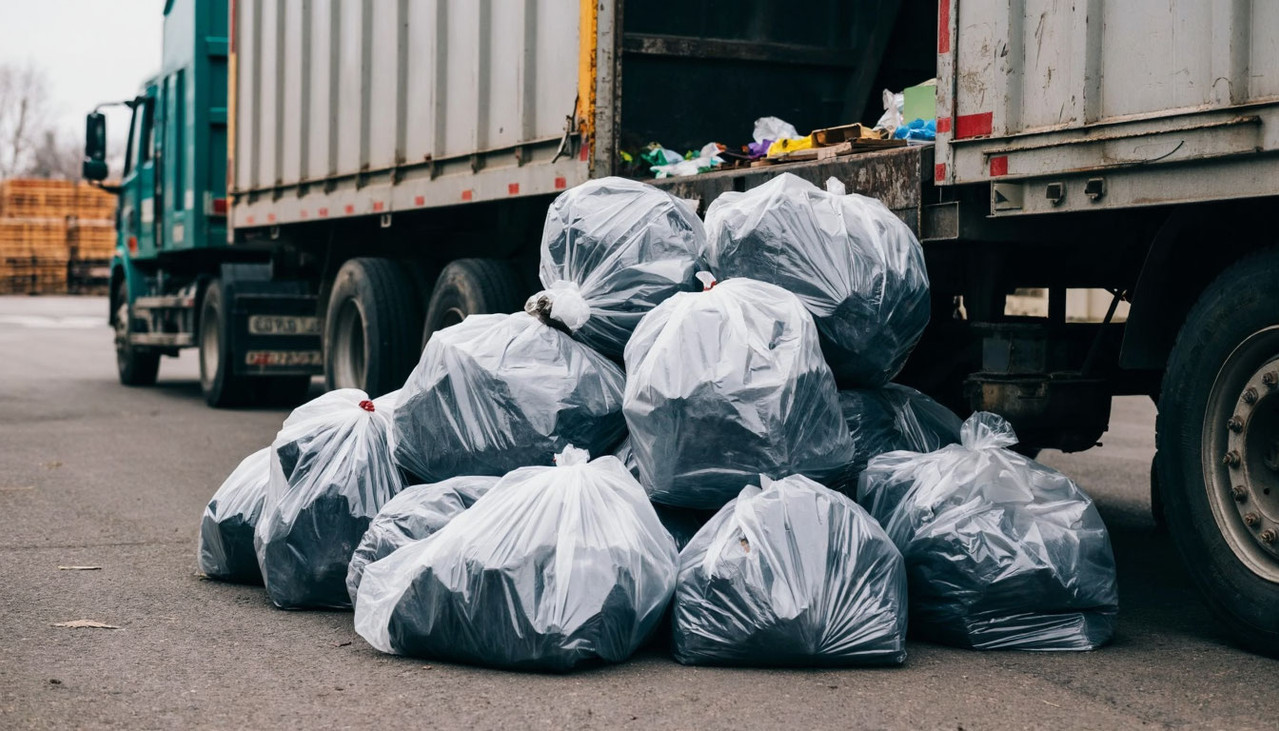 Вывоз мусора в мешках Москва
