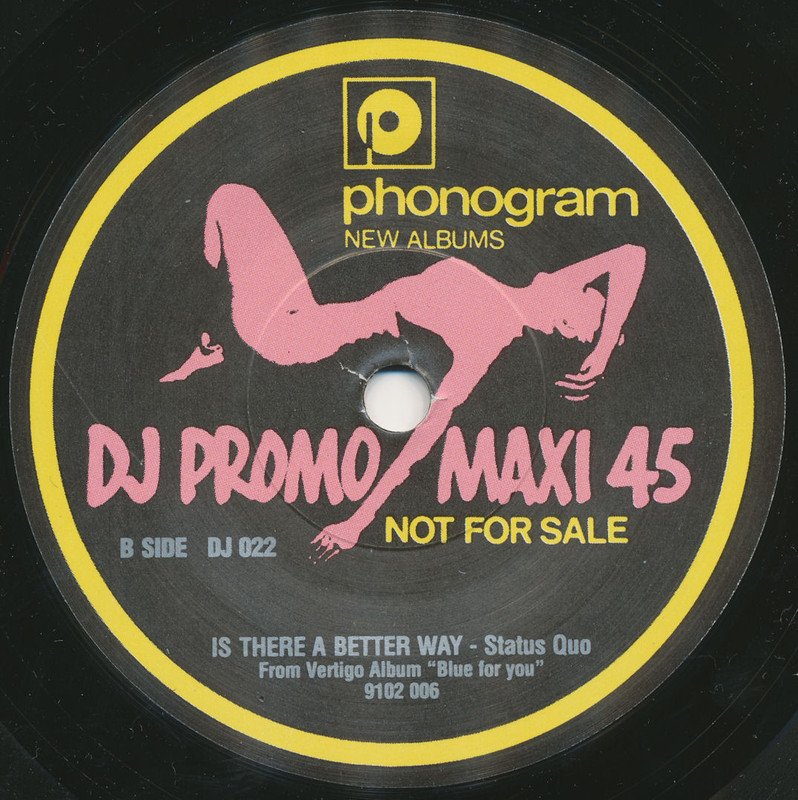 0016 TLL Is There A Better Way Status Quo DJ 022 Phonogram Records