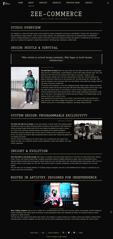 Zee-Commerce Studio Screenshot 2